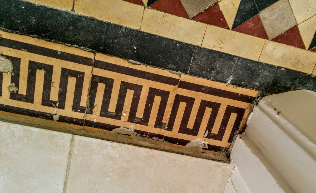 floor tile detail - Eastbourne Diary