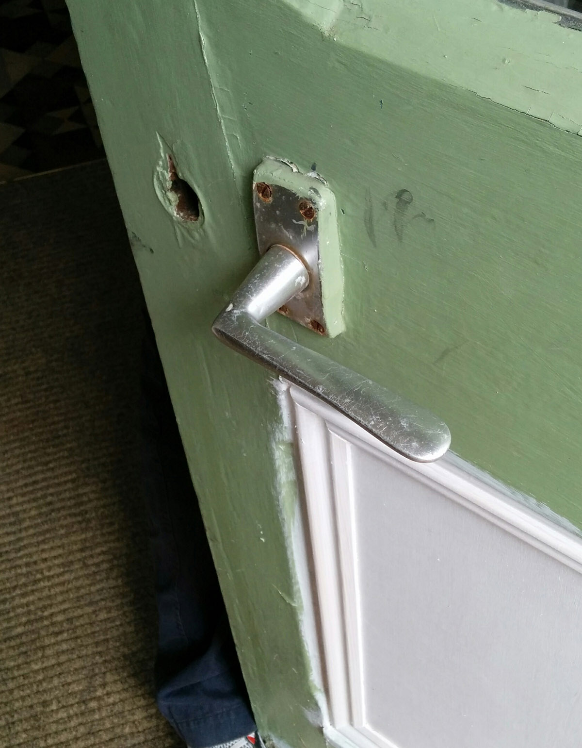 back door old handle