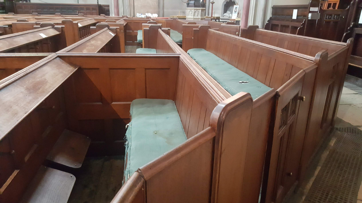 Box pews in St Dunstan in the West