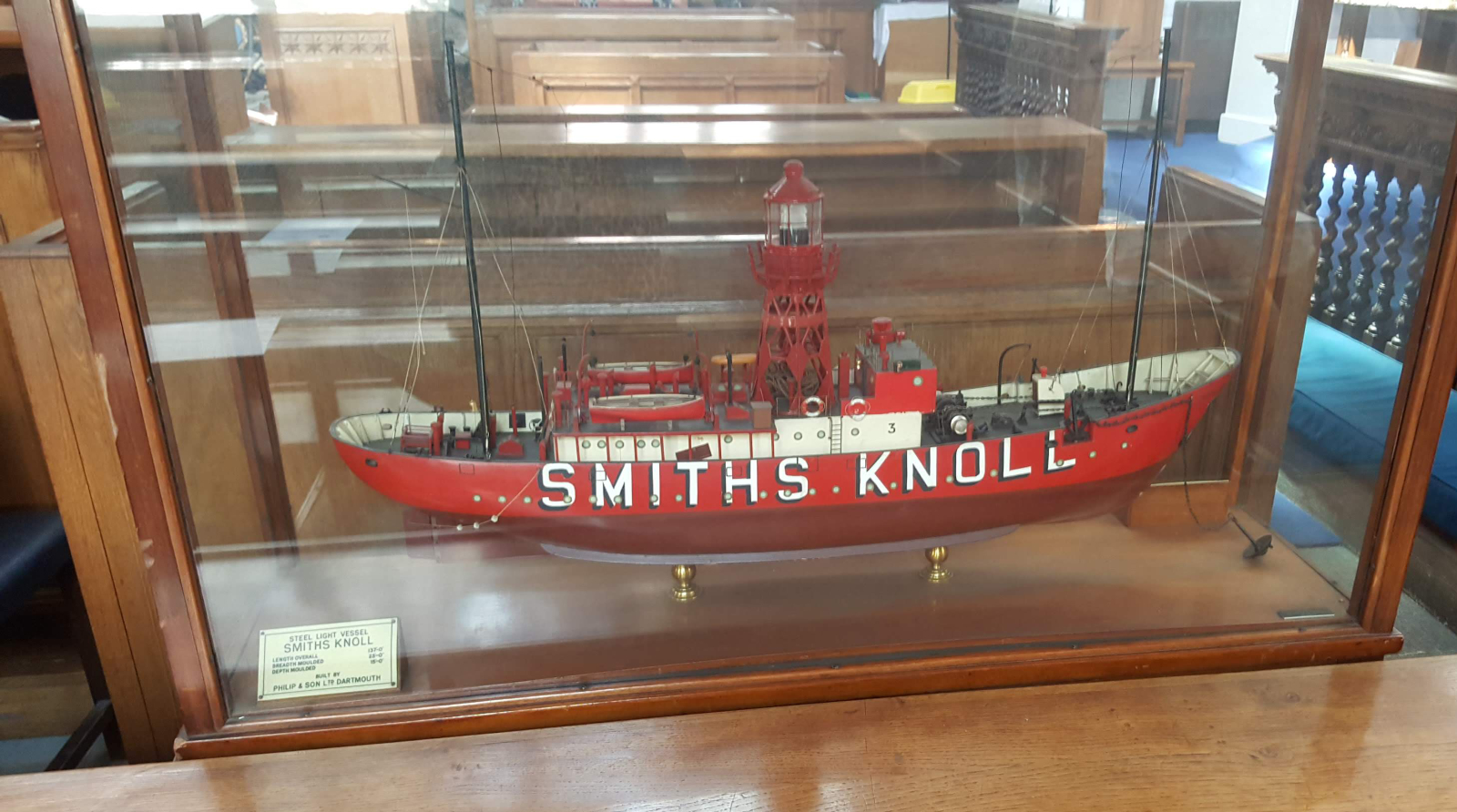 Model of the Light Vessel Smith's Knoll at St Olave's
