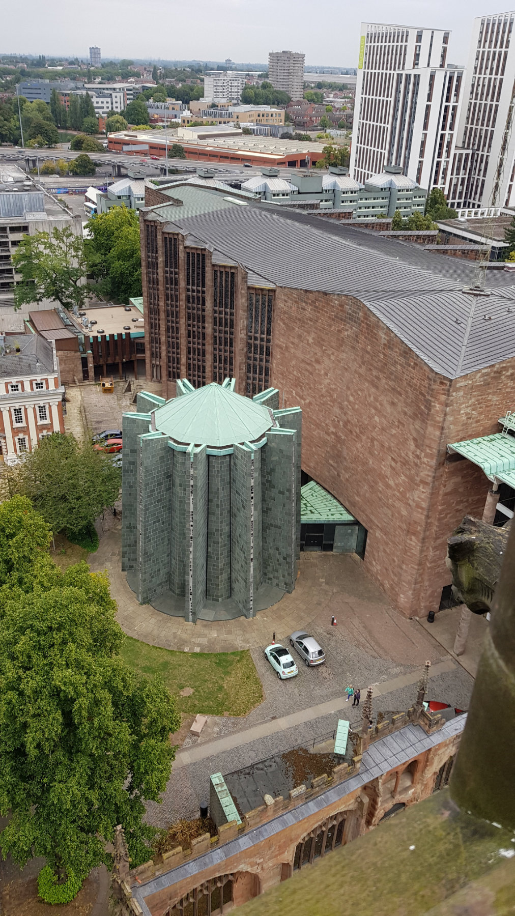 Coventry Cathedral from the tower