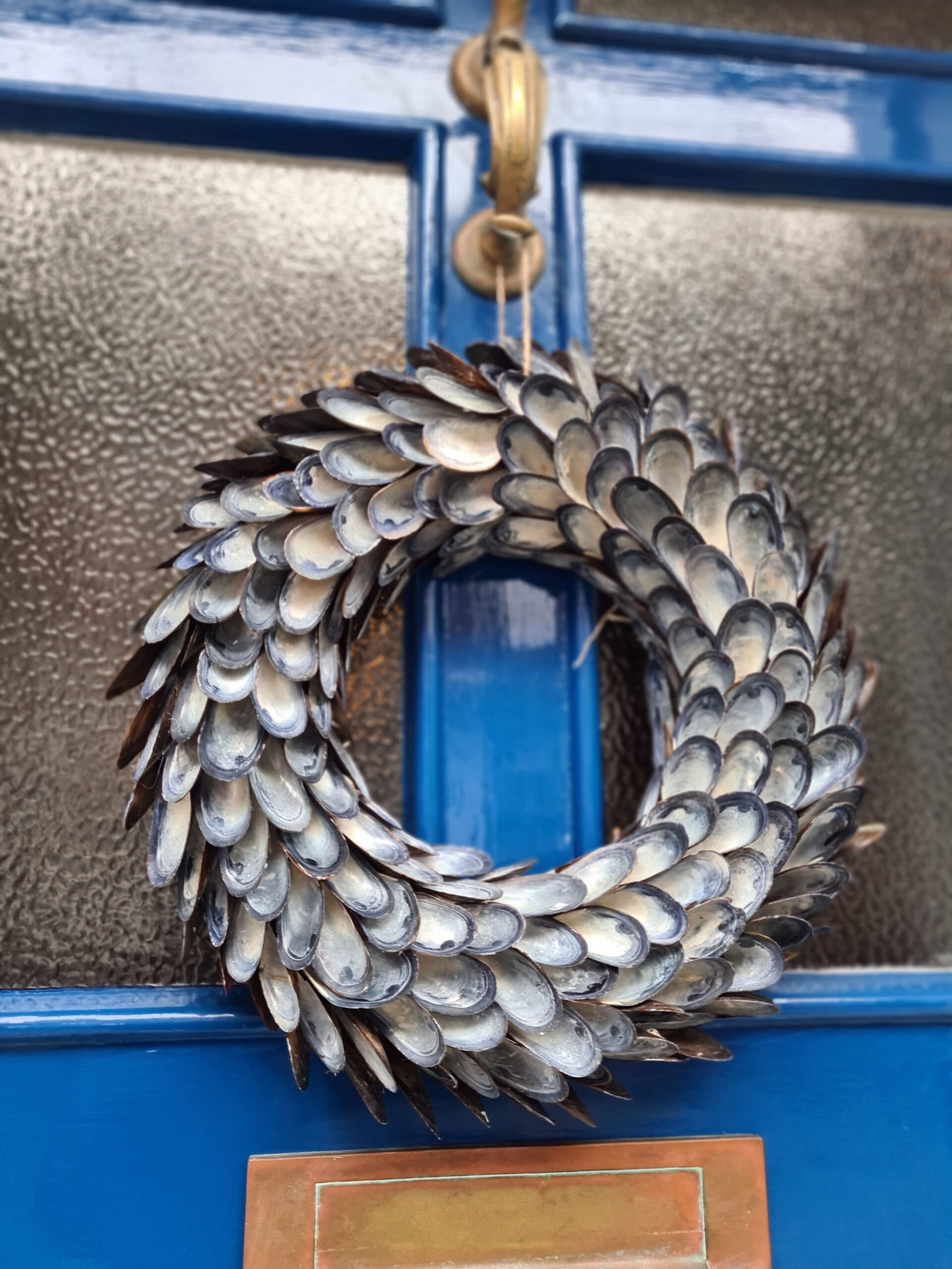 door wreath in Rye